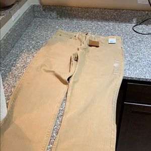 Khaki wrangler jeans, never worn.